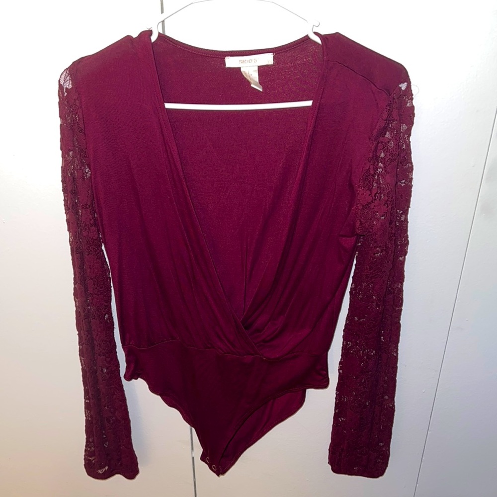 Red body suit